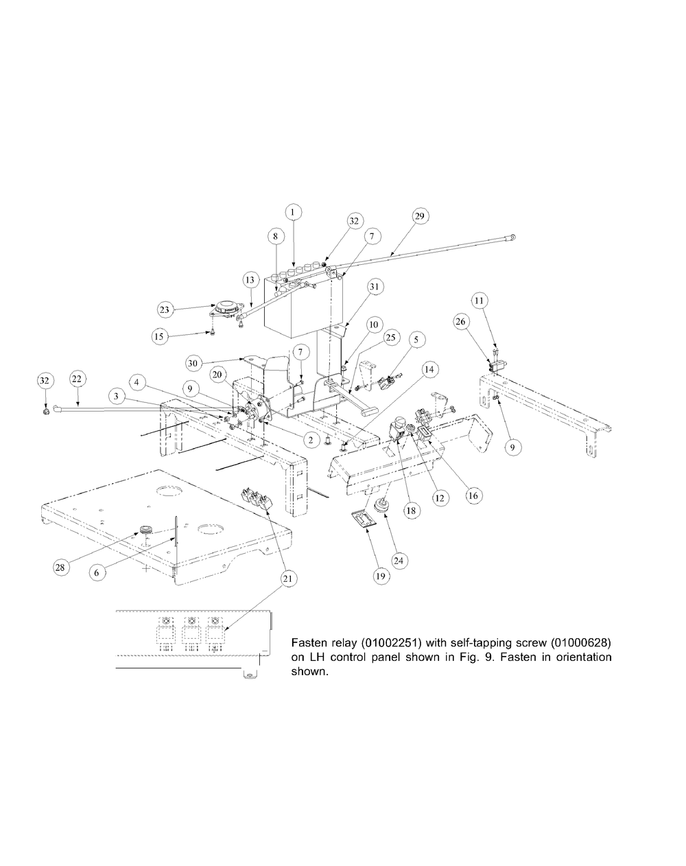 Electrical Engine Assembly Diagram and Parts List for M48-KWS 53AB5D4M150-17-HP Cub Cadet Lawn Tractor